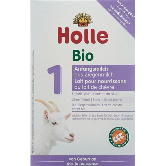 Holle Organic Infant Formula 1 de leite de cabra 400 g