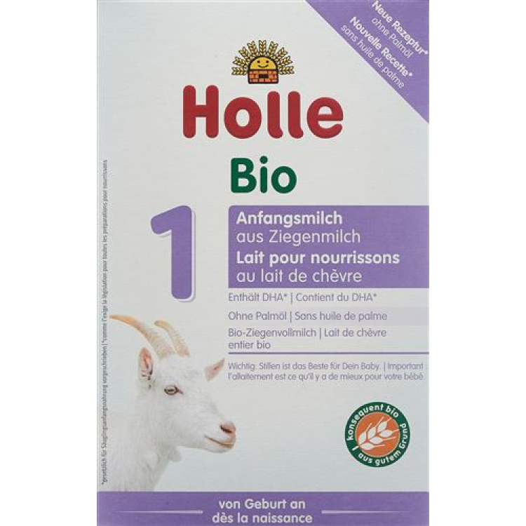 Holle Bio formula za dojenčke 1 iz kozjega mleka 400 g