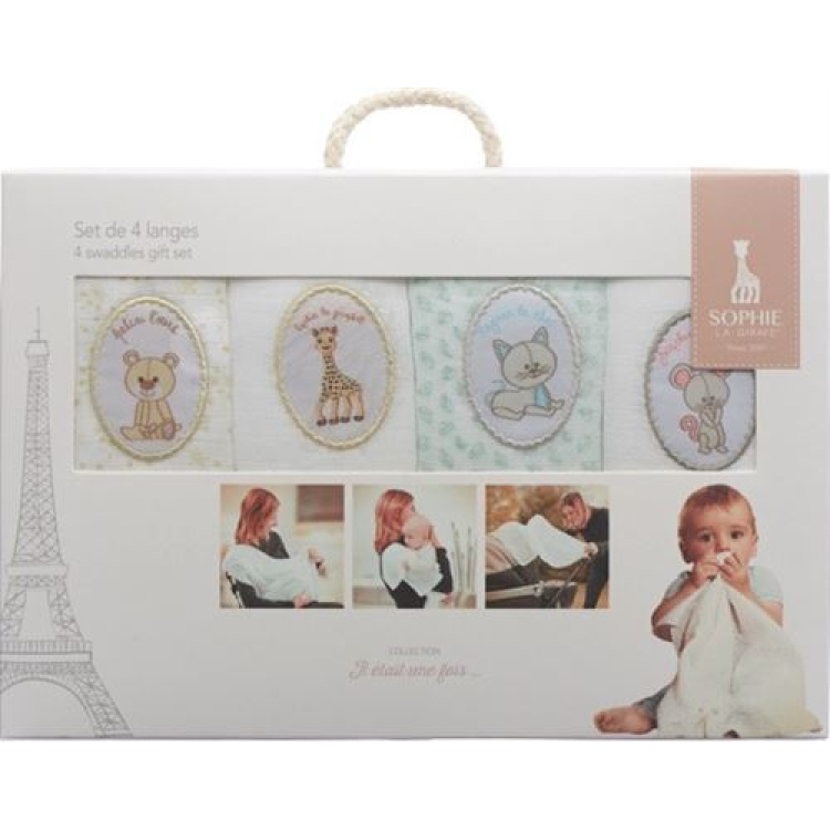 Sophie la girafe 4-piece Windelset