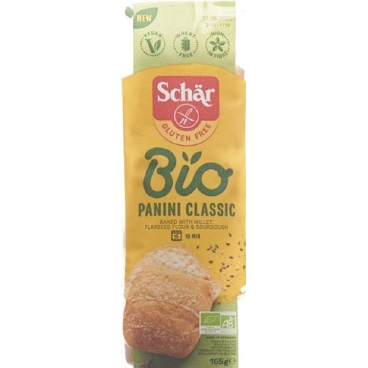 Schär Panini Classic Gluten Free Organic 165 g