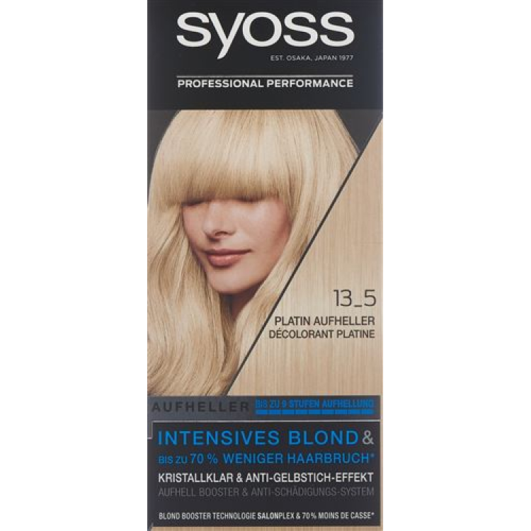 Syoss brightener 13-5 platinum brighteners