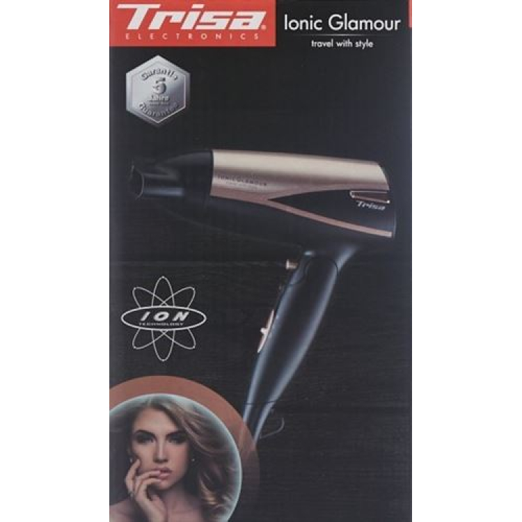 Trisa travel hairdryer Ionic Glamor