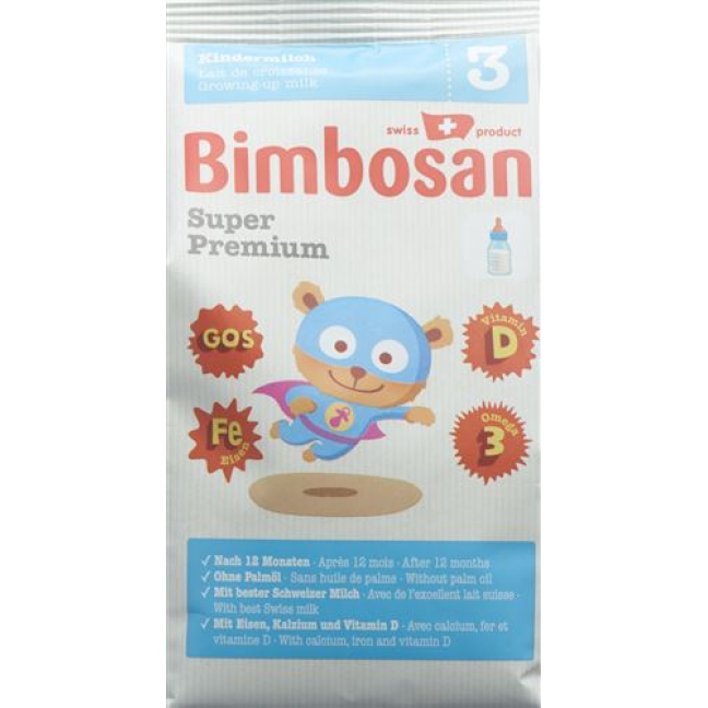 Bimbosan Super Premium 3 Хүүхдийн сүү дүүргэлт 400 гр