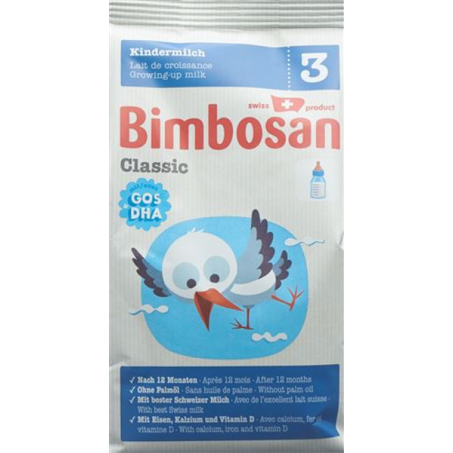 Bimbosan Classic 3 Baby pieno papildymas 400 g