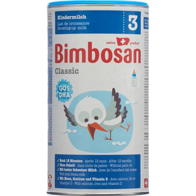 Bimbosan Classic 3 Detská dóza na mlieko 400 g