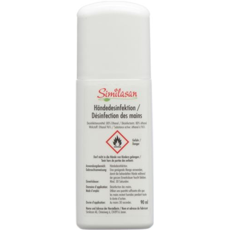 Similasan hand disinfectant spray 90 ml