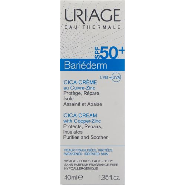 URIAGE Bariéderm Cica Cream SPF50 Tb 40ml