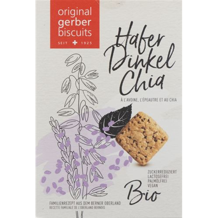 Gerber oat spelled Biscuits Chia Bio 2 x 80 g