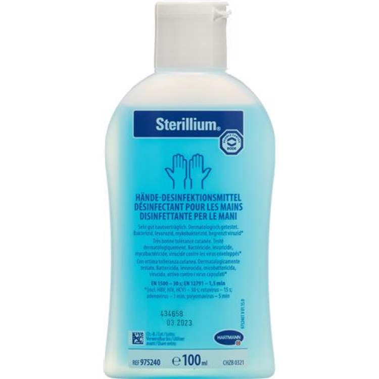 Sterillium solvente desinfetante para as mãos Fl 100 ml