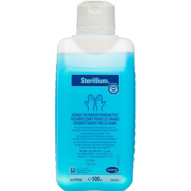 Sterillium solvente desinfetante para as mãos Fl 500 ml