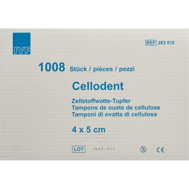 Cellodent-pyyhkeet 4 x 5 cm 12 x 1008 kpl