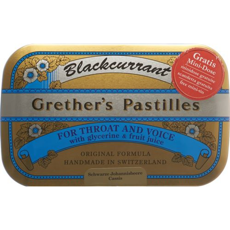 Grethers Blackcurrant Pastillales Ds 440 г