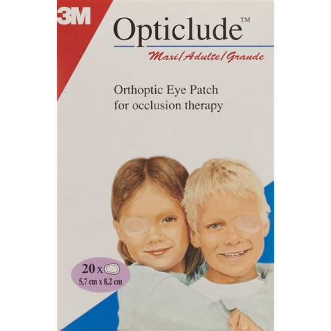 3M Opticlude Maxi bandáž na oči 20 x 8 x 5,7 cm