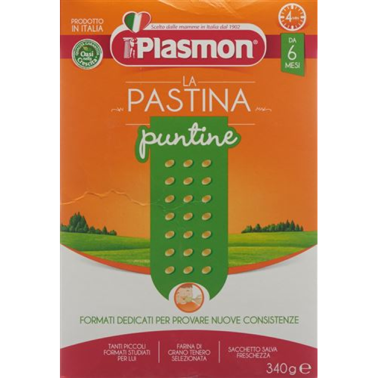 PLASMON pastina puntine 340 гр