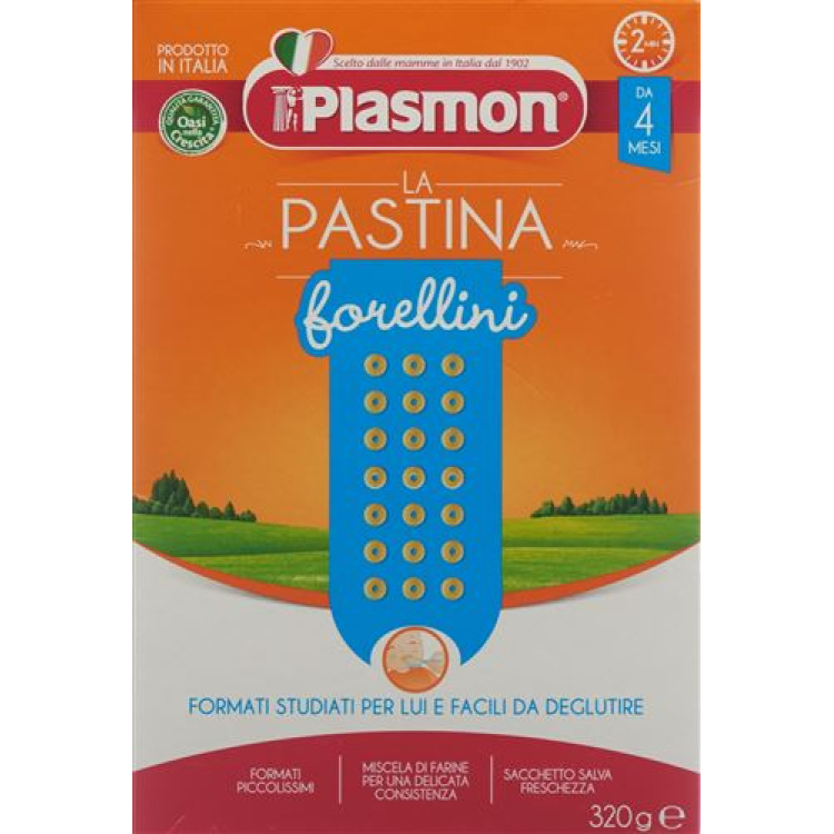 PLASMON prima pastina forellini micron 320 گرم