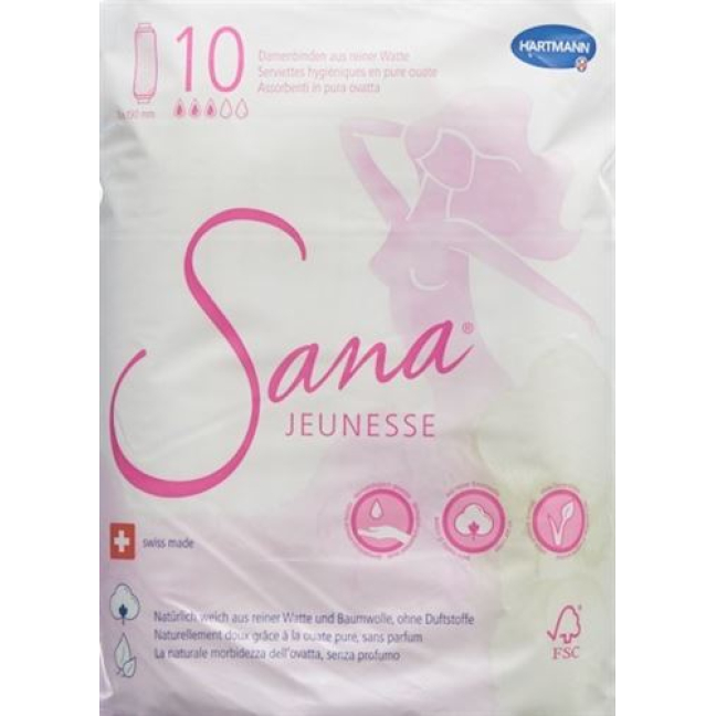 SANA JEUNESSE pads self-adhesive 10 pcs