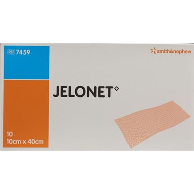 Jelonet პარაფინის მარლა 10 სმ x 40 სმ სტერილური 10 ც