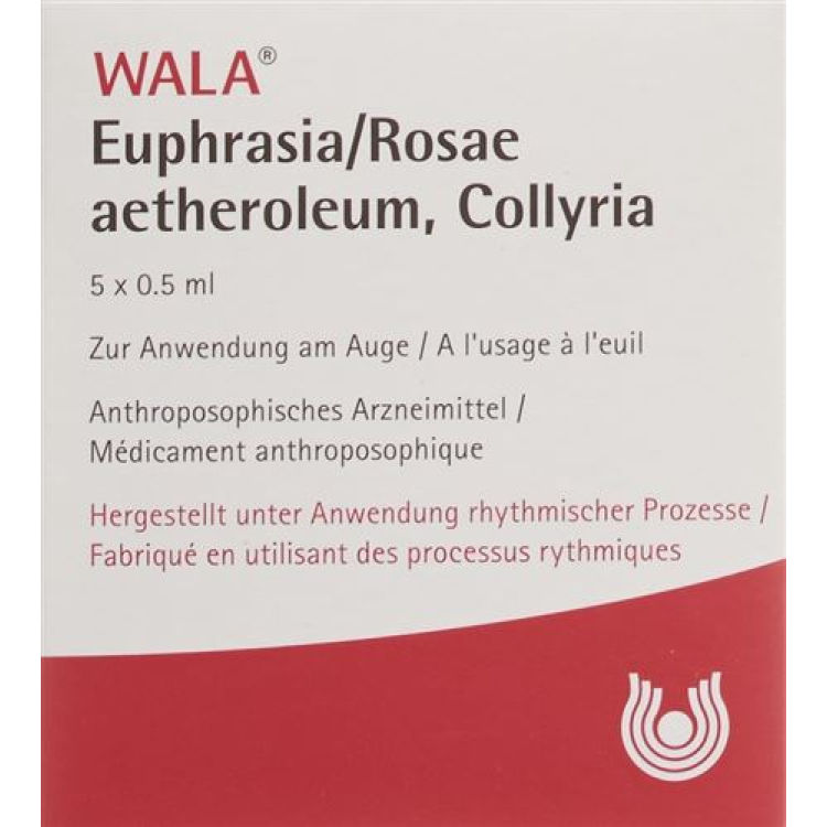 Wala Euphrasia/Rosae aetherolum eye drops 5 monodoseos 0,5 ml