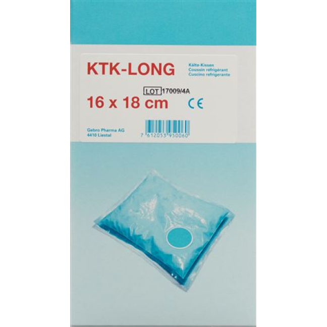 Gối lạnh trị liệu dài Ktk 16x18cm
