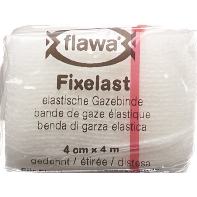 Flawa Fixed load gauze bandage 4mx4cm ពណ៌ស CELLUX
