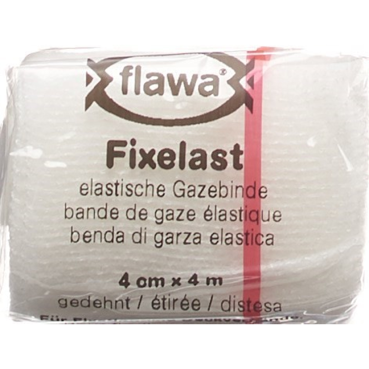 Flawa Vaste belasting gaasverband 4mx4cm wit CELLUX