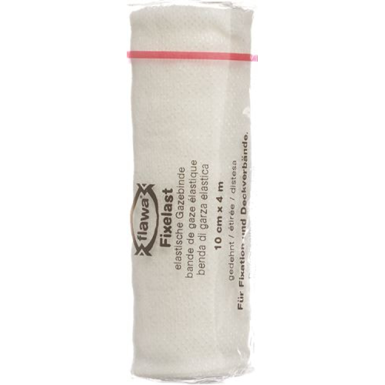 Flawa Fixed load gauze bandage 4mx10cm ពណ៌ស CELLUX