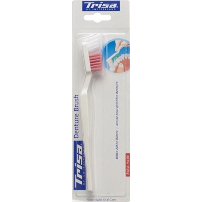 Cepillo para dentaduras postizas Trisa dos veces
