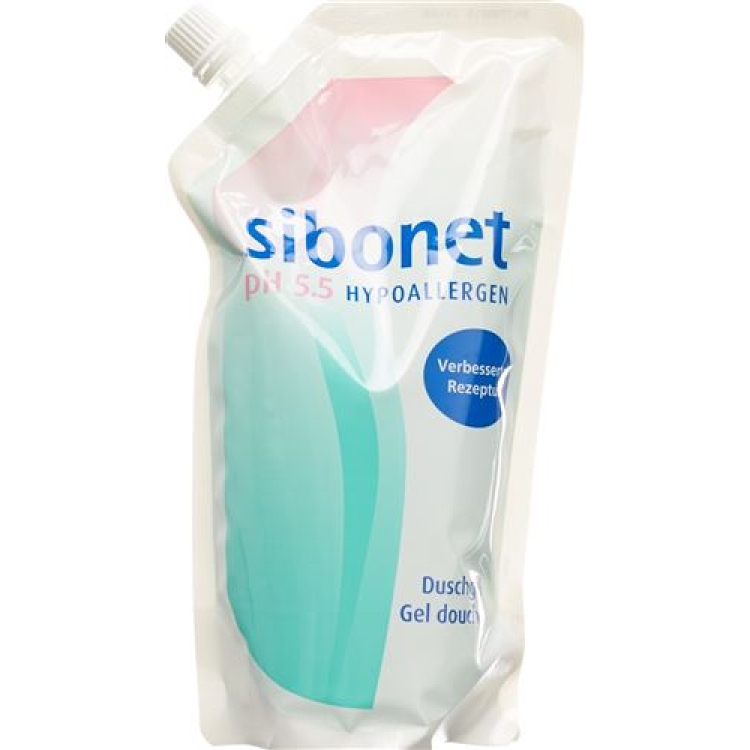 Sibonet Shower PH5.5 عبوة إعادة تعبئة 500 مل غير مسببة للحساسية