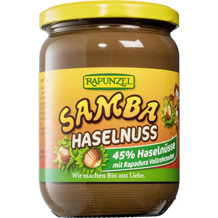 Rapunzel Samba Spread Hazelnoot Chocolade 500 g