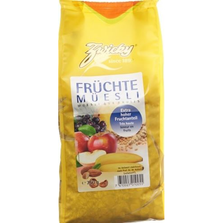 Muesli de fruta Zwicky 750 g