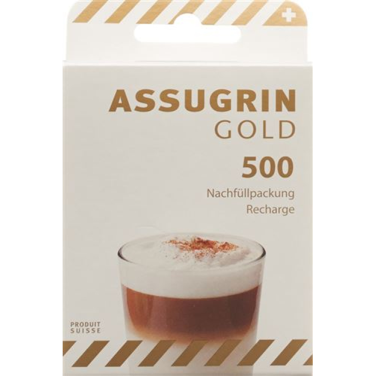 מילוי טבליות זהב Assugrin 500 יח'