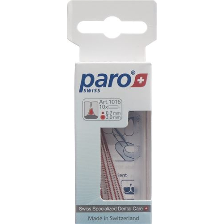 PARO ISOLA LONG 3mm x-fine red cyl 10pcs