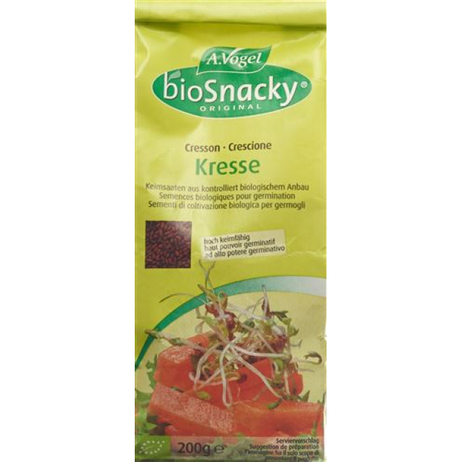 Vogel Biosnacky Organic Cress Seeds 200 g