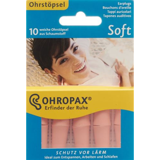 Пробки Ohropax Soft foam 10 шт