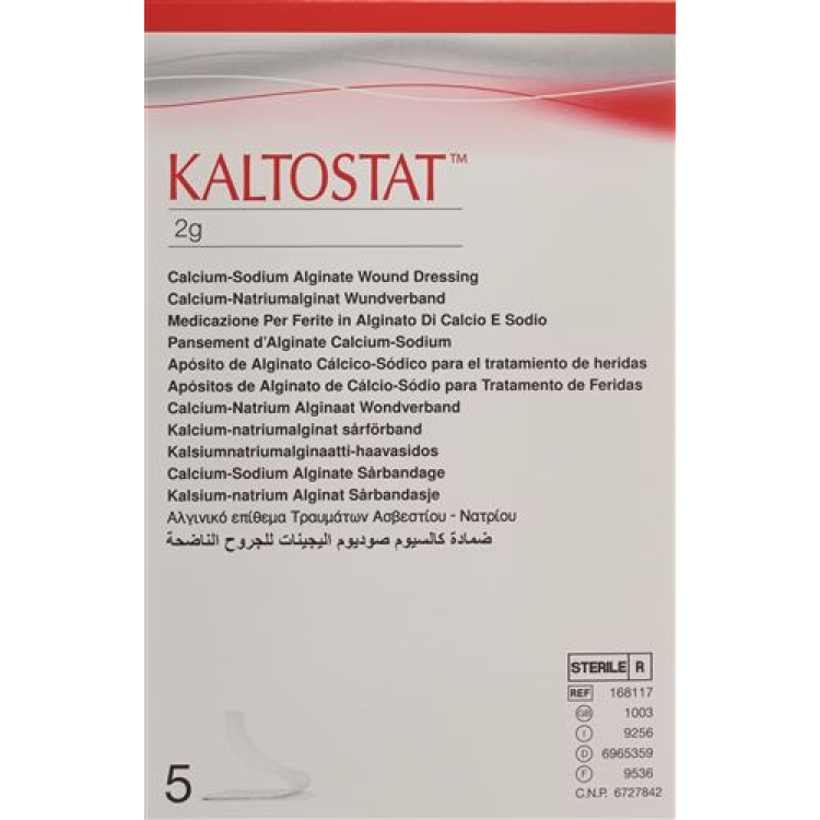 KALTOSTAT tampons sterile 5 x 2 g