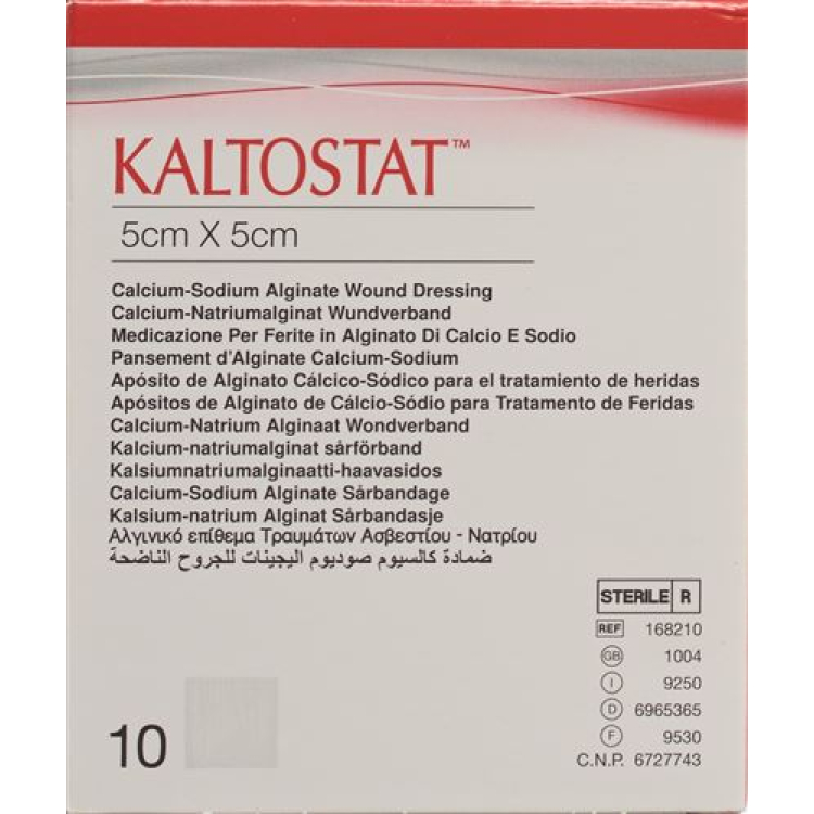 KALTOSTAT kompressid 5x5cm steriilsed 10 tk