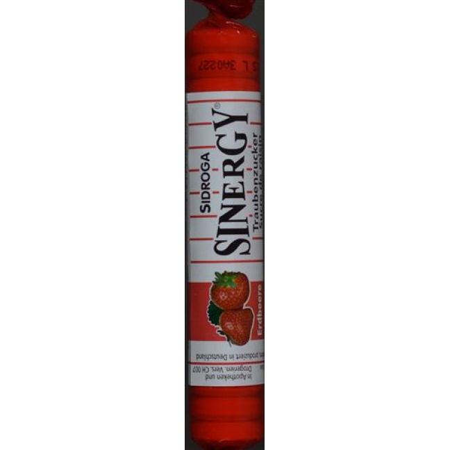 Sinergy Traubenzucker Erdbeere Rolle 40 g