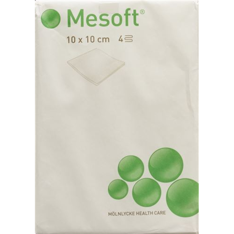 Mesoft shimoli-g'arbiy kompresslar 10x10 sm steril 100 dona