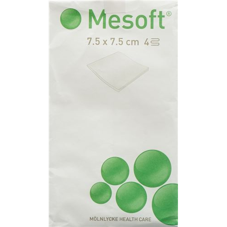 Mesoft NW komprese 7,5x7,5 cm nesterilne 100 kom