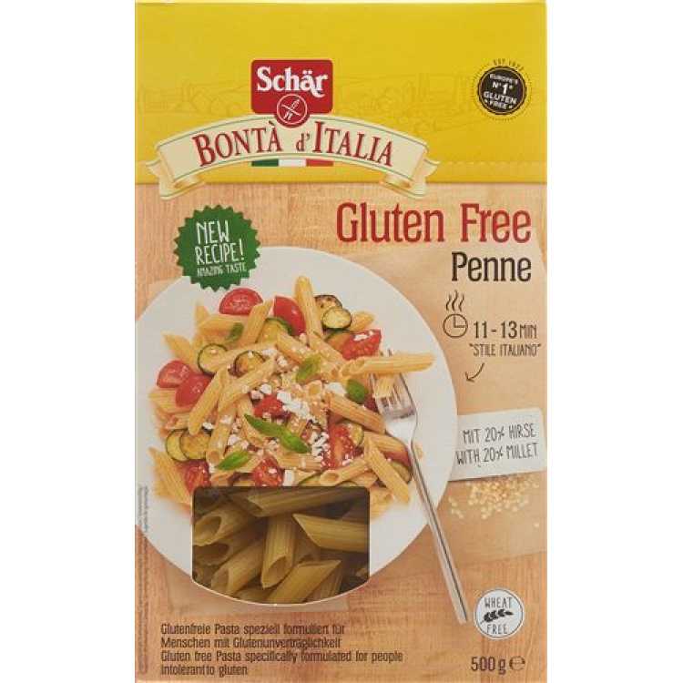 Schär Penne Makaroni Glutenfri 500 g