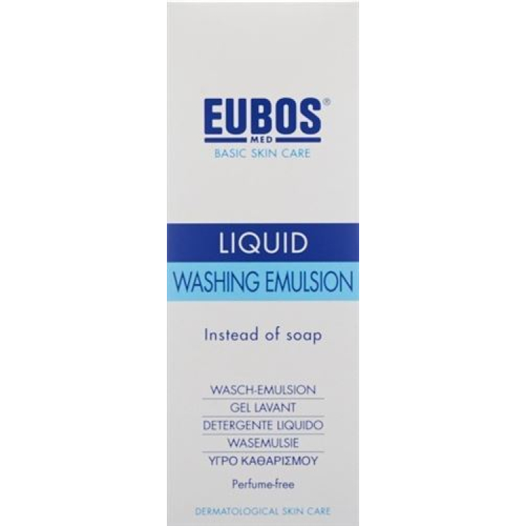 Eubos soap liq dispenser biru tanpa pewangi 400 ml