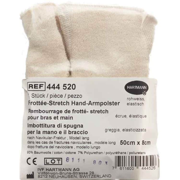 Miếng đệm tay IVF terry dài thanh kiếm 50cm