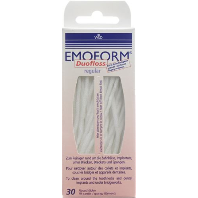 Emoform Duofloss чистка моста та імплантату регулярна 30 шт