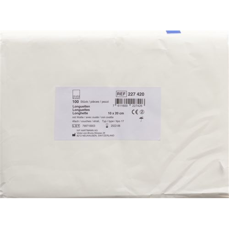 Que cấy IVF cotton Typ17 10x20cm 4f 100 cái