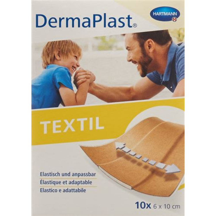 DermaPlast TEXTILE Schnellverb 6x10cm 10 عدد