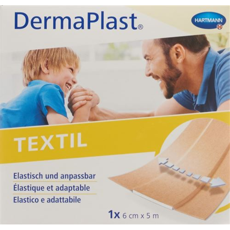 DermaPlast TEXTILE Schnellverb 6cmx5m role