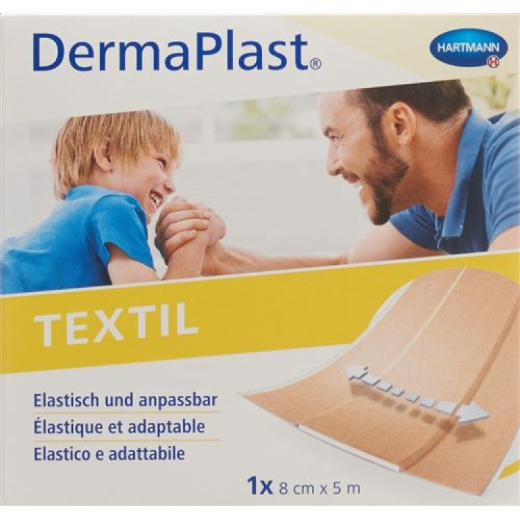 DermaPlast TEXTIL Schnellverb 8cmx5m szerep