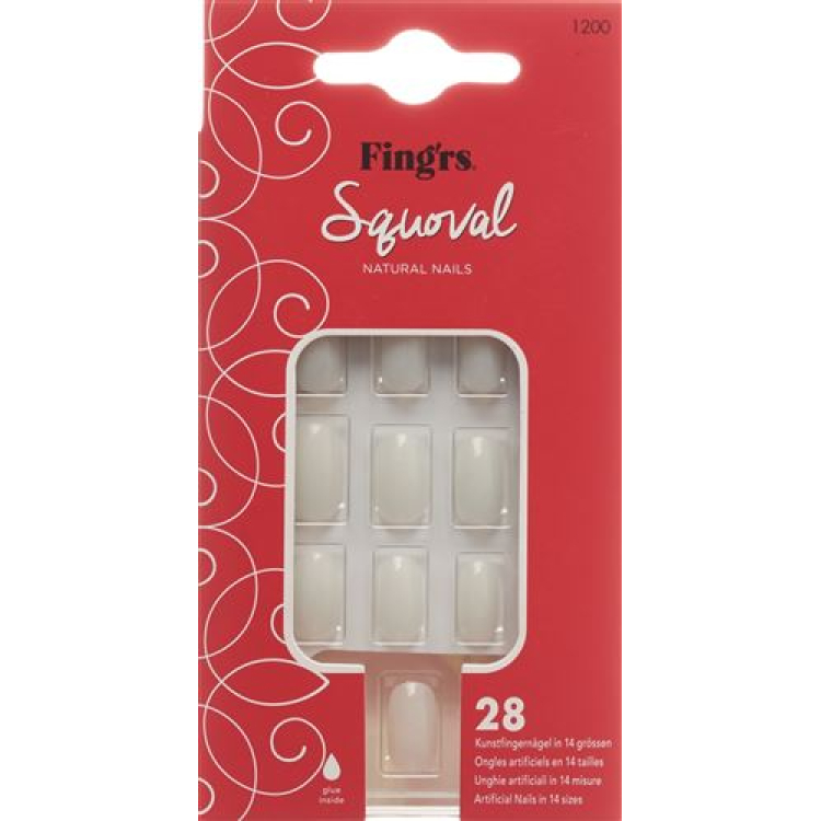 FINGRS Künstliche Nägel kurz refill