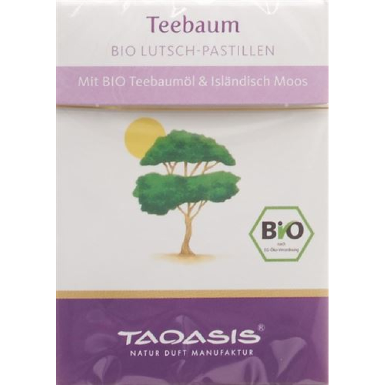 Taoasis Tea Tree Üzvi pastillər 30q