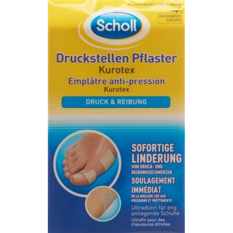 SCHOLL KUROTEX təzyiq nöqtəsi gips 75x100mm 5 ədəd